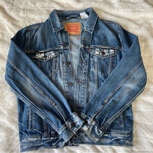 Levi’s Dark Acid Wash Denim Jacket